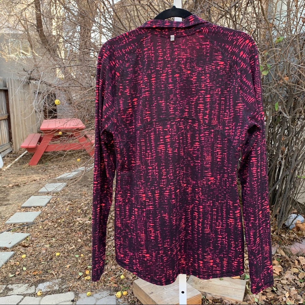Champion Pink & Black Athletic Quarter Zip Top | M - Picture 3 of 8